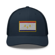 New Orleans Flag Trucker Hat - NOLA REPUBLIC T-SHIRT CO.