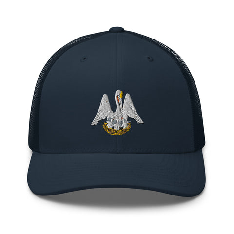 PELICAN STATE Trucker Hat - NOLA REPUBLIC T-SHIRT CO.