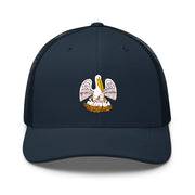 Louisiana State Pelican Trucker Hat - NOLA REPUBLIC T-SHIRT CO.