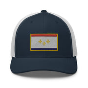 New Orleans Flag Trucker Hat - NOLA REPUBLIC T-SHIRT CO.