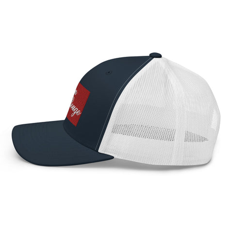 Baton Rouge Flag Trucker Hat - NOLA REPUBLIC T-SHIRT CO.