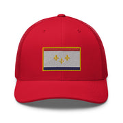 New Orleans Flag Trucker Hat - NOLA REPUBLIC T-SHIRT CO.