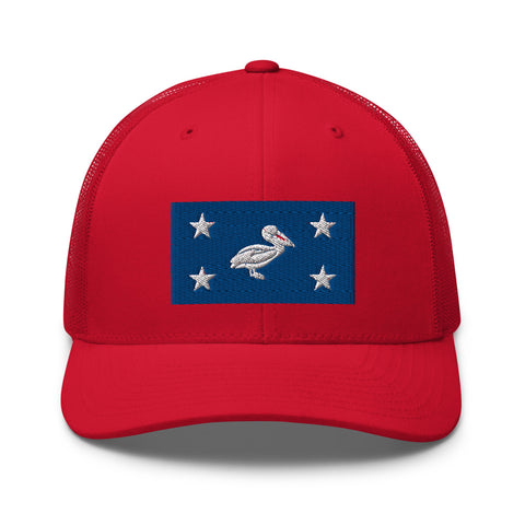 CCC Bridge Pelican Trucker Cap - NOLA REPUBLIC T-SHIRT CO.