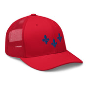 The Three Fleurs Trucker Hat - NOLA REPUBLIC T-SHIRT CO.