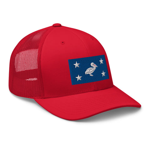 CCC Bridge Pelican Trucker Cap - NOLA REPUBLIC T-SHIRT CO.