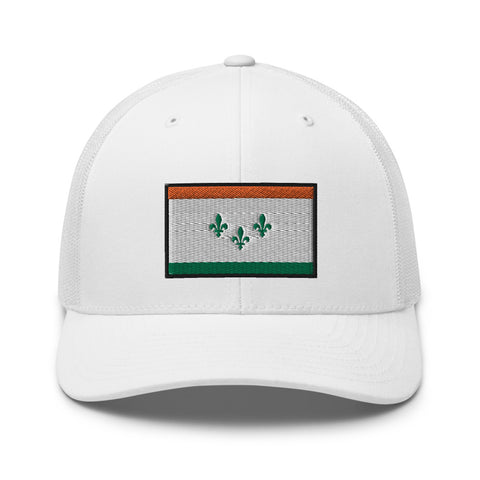 New Orleans IRISH Flag Trucker Hat - NOLA REPUBLIC T-SHIRT CO.