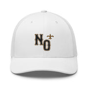 N.O. Black & Gold Trucker Hat - NOLA REPUBLIC T-SHIRT CO.