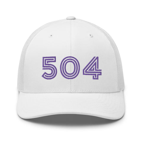 504 Mardi Gras Trucker Hat - NOLA REPUBLIC T-SHIRT CO.