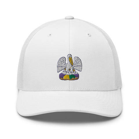 King Cake State of Mind Trucker Hat - NOLA REPUBLIC T-SHIRT CO.