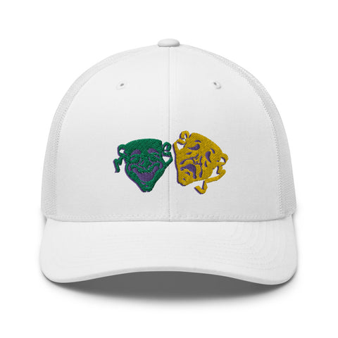 Masquerades Mardi Gras Trucker Hat, Nola Republic T-Shirt Co.