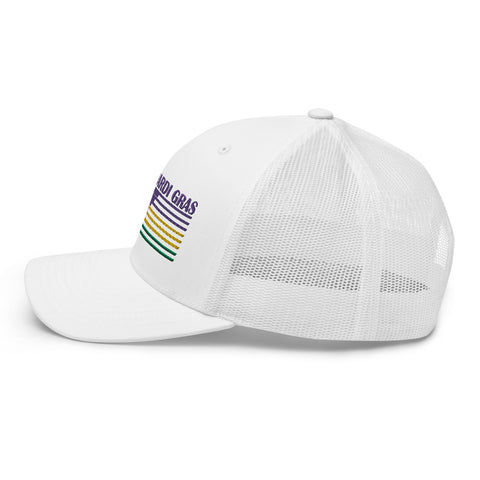 Retro Mardi Gras Jester Trucker Hat - NOLA REPUBLIC T-SHIRT CO.