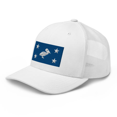 CCC Bridge Pelican Trucker Cap - NOLA REPUBLIC T-SHIRT CO.