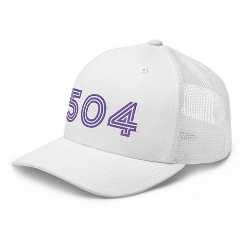 504 Mardi Gras Trucker Hat - NOLA REPUBLIC T-SHIRT CO.