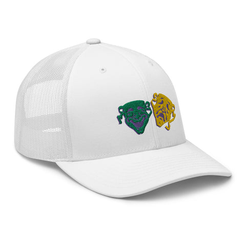 Masquerades Mardi Gras Trucker Hat, Nola Republic T-Shirt Co.