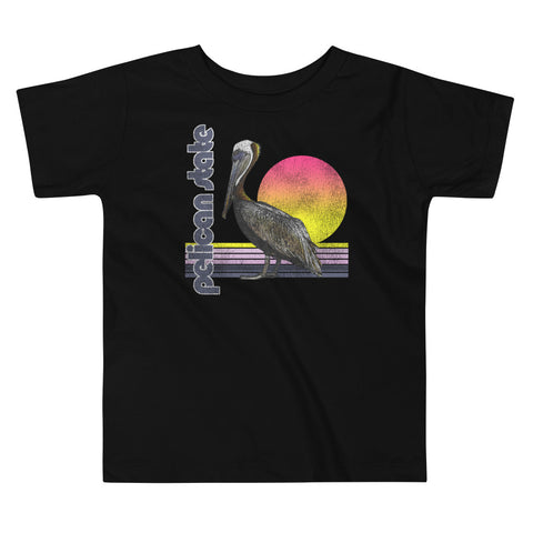 Retro Pelican State Toddler T-Shirt - NOLA REPUBLIC T-SHIRT CO.