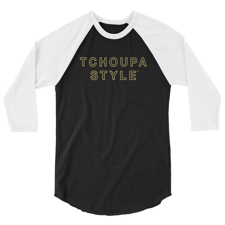 TCHOUPA STYLE 3/4 Sleeve Raglan Shirt - NOLA REPUBLIC T-SHIRT CO.