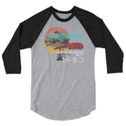 Louisiana World Crawfish Expo 1983 3/4 Sleeve Raglan Shirt - NOLA REPUBLIC T-SHIRT CO.