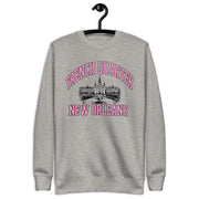 French Quarter New Orleans Unisex Fleece Tourist Sweatshirt - NOLA T-shirt, New Orleans T-shirt