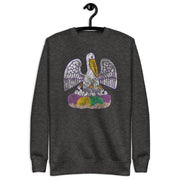 King Cake State of Mind Unisex Fleece Sweatshirt - NOLA T-shirt, New Orleans T-shirt