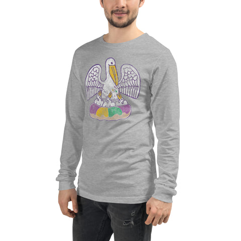 King Cake State of Mind Unisex Long Sleeve T-Shirt