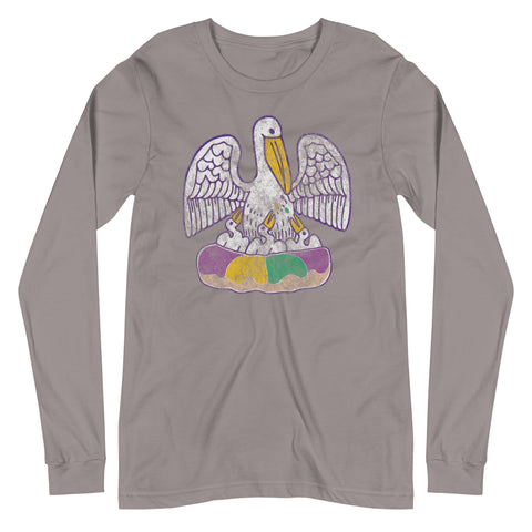 King Cake State of Mind Unisex Long Sleeve T-Shirt