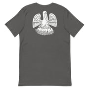 Pélican Blanc Unisex T-Shirt - NOLA REPUBLIC T-SHIRT CO.