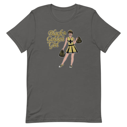 Black & Golden Girl Unisex T-Shirt - NOLA REPUBLIC T-SHIRT CO.