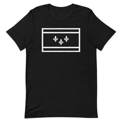 New Orleans Stencil Flag Unisex T-Shirt - NOLA REPUBLIC T-SHIRT CO.