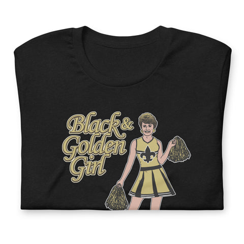 Black & Golden Girl Unisex T-Shirt - NOLA REPUBLIC T-SHIRT CO.