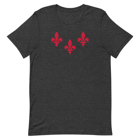 The 3 Fleurs Unisex T-Shirt - NOLA REPUBLIC T-SHIRT CO.