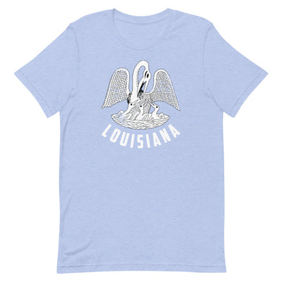 LOUISIANA PELICAN 1861 Unisex T-Shirt - NOLA REPUBLIC T-SHIRT CO.