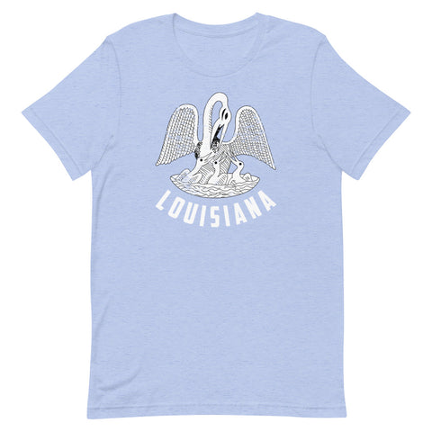 LOUISIANA PELICAN 1861 Unisex T-Shirt - NOLA REPUBLIC T-SHIRT CO.