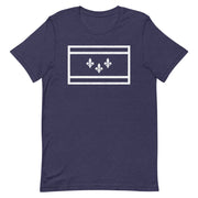 New Orleans Stencil Flag Unisex T-Shirt - NOLA REPUBLIC T-SHIRT CO.