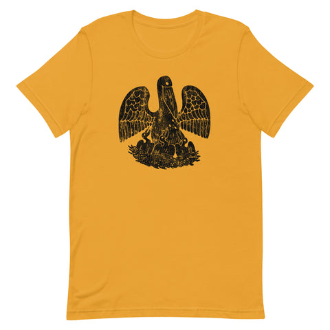 Louisiana State Blanc Pelican Unisex T-Shirt