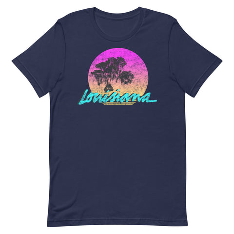 Retro Louisiana Bayou Unisex T-Shirt - NOLA REPUBLIC T-SHIRT CO.