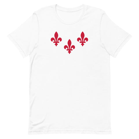 The 3 Fleurs Unisex T-Shirt - NOLA REPUBLIC T-SHIRT CO.