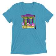 Porch Pardi Gras House Float #1 Unisex Tri-blend T-Shirt - NOLA T-shirt, New Orleans T-shirt