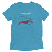 Louisiana Crawfish: Anatomy Unisex Tri-blend T-Shirt - NOLA REPUBLIC T-SHIRT CO.