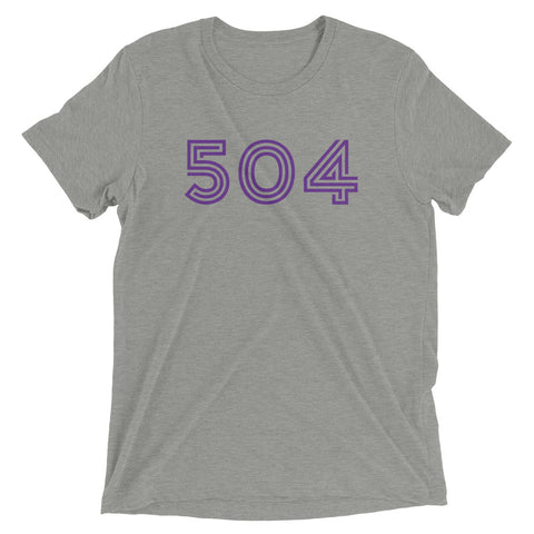 504 Mardi Gras Unisex Tri-blend T-Shirt - NOLA REPUBLIC T-SHIRT CO.