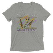 Retro New Orleans Mardi Gras 1991 Unisex Tri-blend T-Shirt