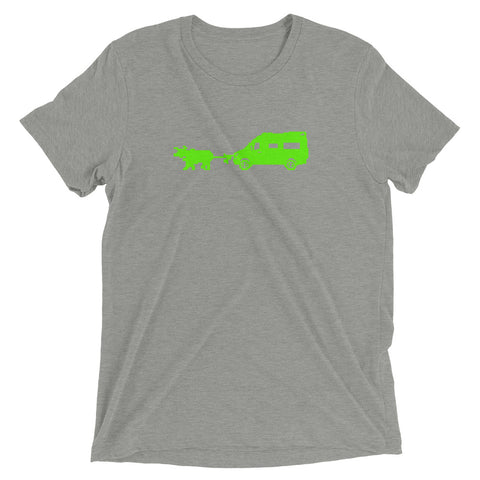 The Sprinter Camper Van Trail Unisex Tri-blend T-Shirt - NOLA REPUBLIC T-SHIRT CO.