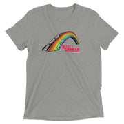 Rusty Rainbow Bridge - Bywater Tri-blend T-Shirt - NOLA REPUBLIC T-SHIRT CO.