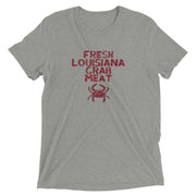 Fresh Louisiana Crab Meat Tri-blend T-Shirt - NOLA REPUBLIC T-SHIRT CO.