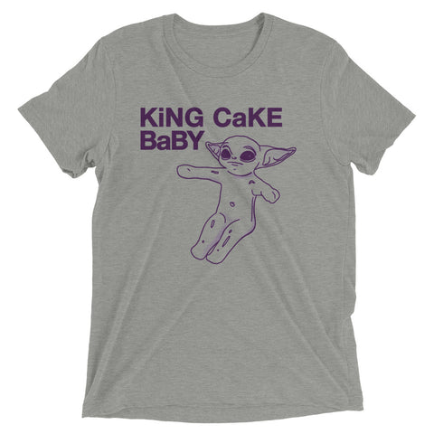 King Cake Baby Tri-blend Unisex T-Shirt