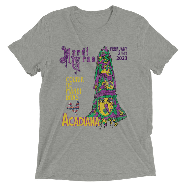 Courir de Mardi Gras 2023 Unisex Tri-blend T-Shirt - NOLA REPUBLIC T-SHIRT CO.