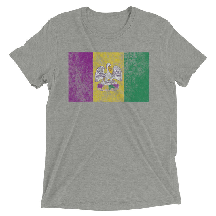 King Cake State of Mind Flag Unisex T-Shirt - NOLA REPUBLIC T-SHIRT CO.