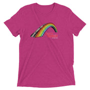 Rusty Rainbow Bridge - Bywater Tri-blend T-Shirt - NOLA REPUBLIC T-SHIRT CO.