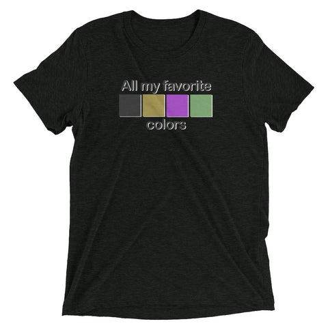 All My Favorite Colors Unisex Tri-blend T-Shirt