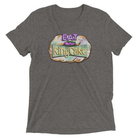 Eat More King Cake Unisex Tri-blend T-Shirt