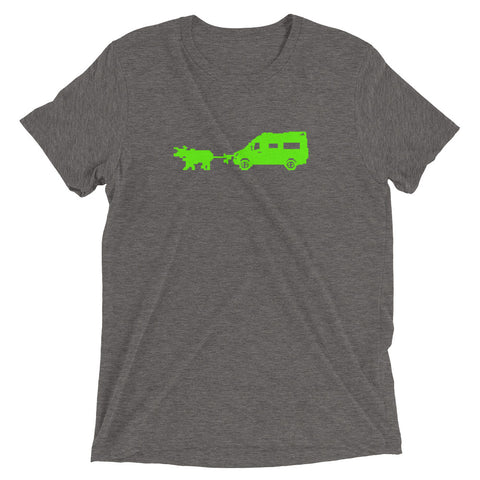 The Sprinter Camper Van Trail Unisex Tri-blend T-Shirt - NOLA REPUBLIC T-SHIRT CO.